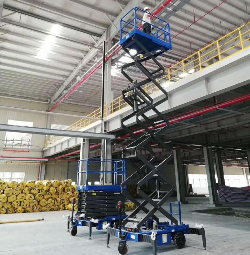 双鸭山助力行走剪叉式高空作业平台